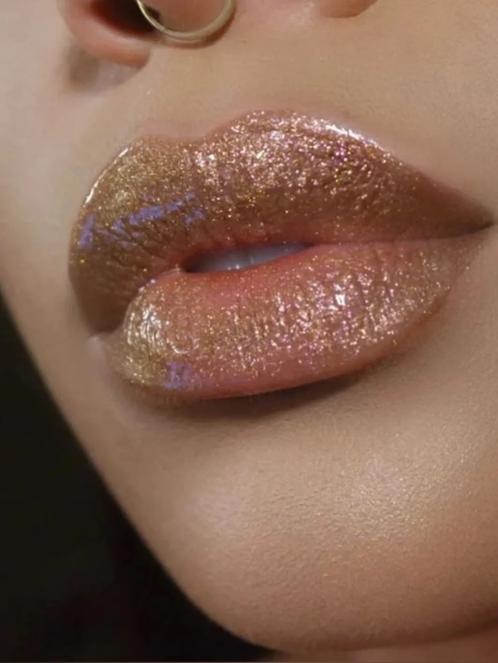 Revlon High-Shine Lip Gloss-gold shimmer